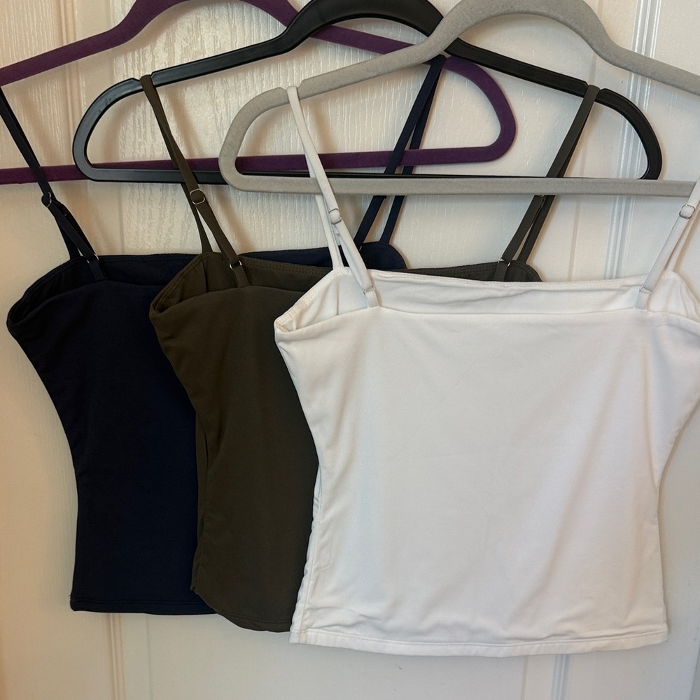 Women's Spaghetti-Strap Camisole Tank Tops (3)